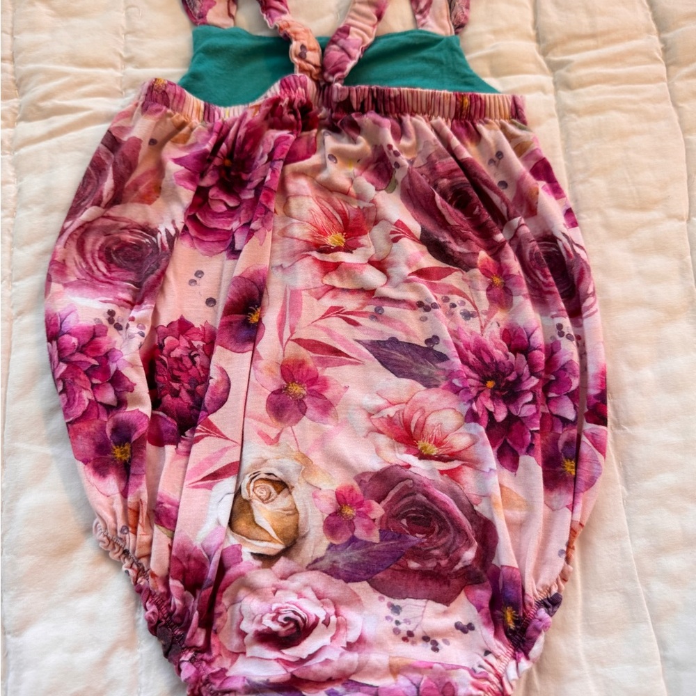 Posh Peanut - Flower Power Bubble Rompers (18-24 mos) - Picture 4 of 9